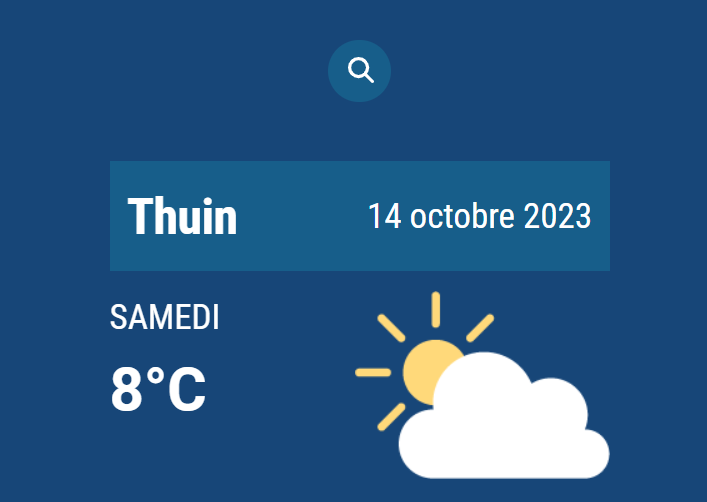 Application météo