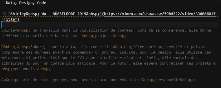 exemple de markdown